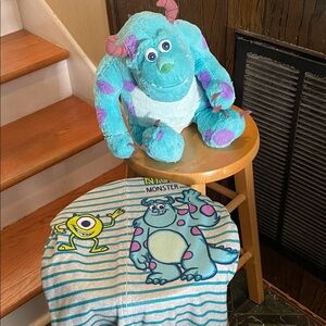 Blue and Purple Monster Plush Toy